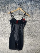 Spanx Haute Contour Bodysuit Womens Small Open Bust Mid Thigh Shapewear NWT