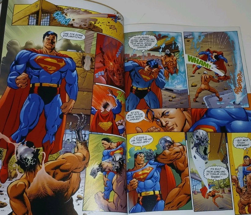 Superman Versus The Terminator Death To The Future Graphic Novel 2001 1st Print Foto 3 de 4
