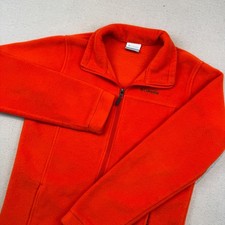 Columbia Boys XL 18/20 Steens Mountain Full Zip Fleece Jacket Orange RN69724