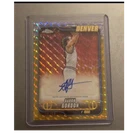 Topps 2024-25 Chrome Gold Geometric Refractor Aaron Gordon Auto /50 Nuggets
