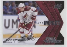 2015-16 Upper Deck Full Force Immediate Impacts Henrik Samuelsson Rookie RC a3q