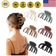 Hair Clips for Women 3.5 Inch Medium Hair Claw Clips for Girls Thin Thick Hai...