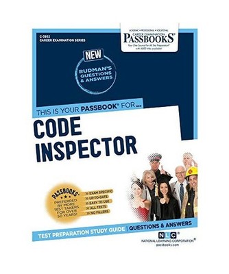 Code Inspector [C-3952]: Passbooks Study Guide Volume 3952, National Learning Co