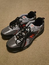 New Balance 530 MR530SL Mens Size 10.5 Low Top Lace-Up Sneakers Gray Red Black
