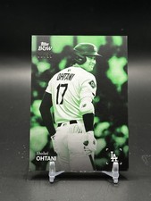 2025 Topps Black & White - Shohei Ohtani #001 Green /99