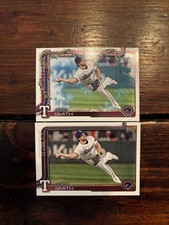 2025 Topps Holiday #H153 & Base #668 Josh Smith LOT - Texas Rangers
