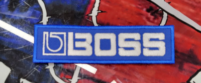 EMBROIDERED BOSS CORPORATION MUSIC TECH PATCH (Please Read Ad)