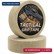 2 Rolls Gun Grip Tape, Non-Reflective, No Residue Goon Grip Tactical Tape for Pi