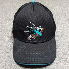 San Jose Sharks Hat Baseball Cap Child Youth New Era 39thirty Curved Bill Fitted