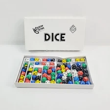 Koplow Games Boxed Dice Set 88 Pieces 1980 Vintage Dungeons and Dragons Dice