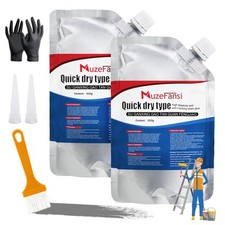 Concrete Crack Sealant  Filler for Waterproof Repair, 2-Pack