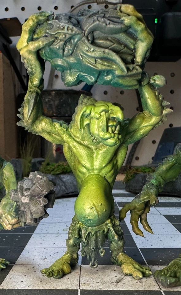 Games Workshop / Age of Sigmar / Gloomspite Gitz / Rockgut Troggoths x3 - Image 2 of 4