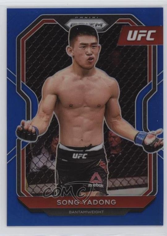 2021 Panini Prizm UFC Blue Prizm 149/199 Song Yadong #97