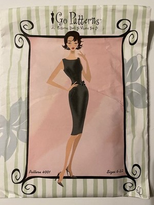 Go Patterns Pattern 4001 Vintage Sewing Pattern Dress Sizes 6-22