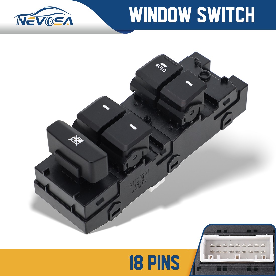 コレクターモーションセル　ピーターパン LHD Master Power Window Control Switch for HYUNDAI I20 2010-2015