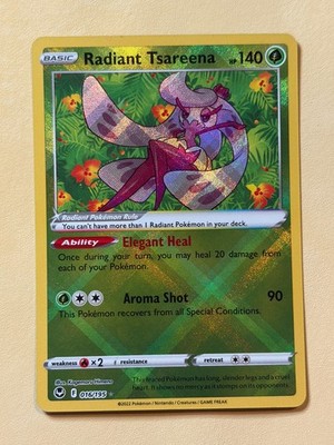 Radiant Tsareena~Cute Pokemon Card~ Botanical Garden Gallery Nature