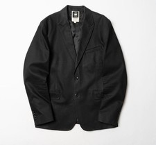 Men's G-Star Raw Blazer Black Cotton 38 / M / 46