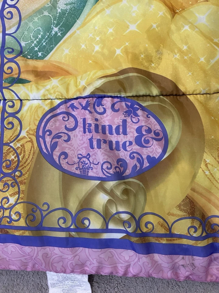 Saco de dormir princesa Disney Ariel, Bela, Cinderela acampamento dormir sobre cobertor - Imagem 2 de 4