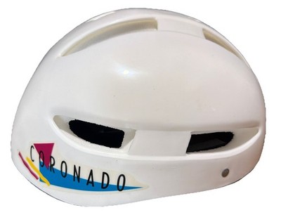 Troxel Coronado Bicycle Helmet Size L/XL Vintage 90s White Good Condition
