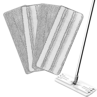 Yicotira 4 Pack Mop Replacement Pads Compatible with Joymoop Flat 4