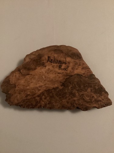 REDWOOD BURL WOOD SLAB SMALL SCULPTURAL BLOCK 9βx 5 1/4β x 1β