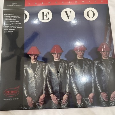 Devo - Freedom of Choice LP vinyl record (Rhino High Fidelity)