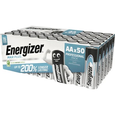 50er Multipack Energizer Max Plus Mignon (AA)-Batterie Alkali-Mangan 1.5 V 50