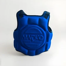 Macho Sparring Chest Guard, Adult, Blue, for Martial Arts, Taekwondo, Karate