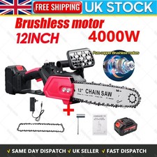 12 Inch Electric Chain Saw Cordless Brushless Wood Cutting Machine for Makita18V