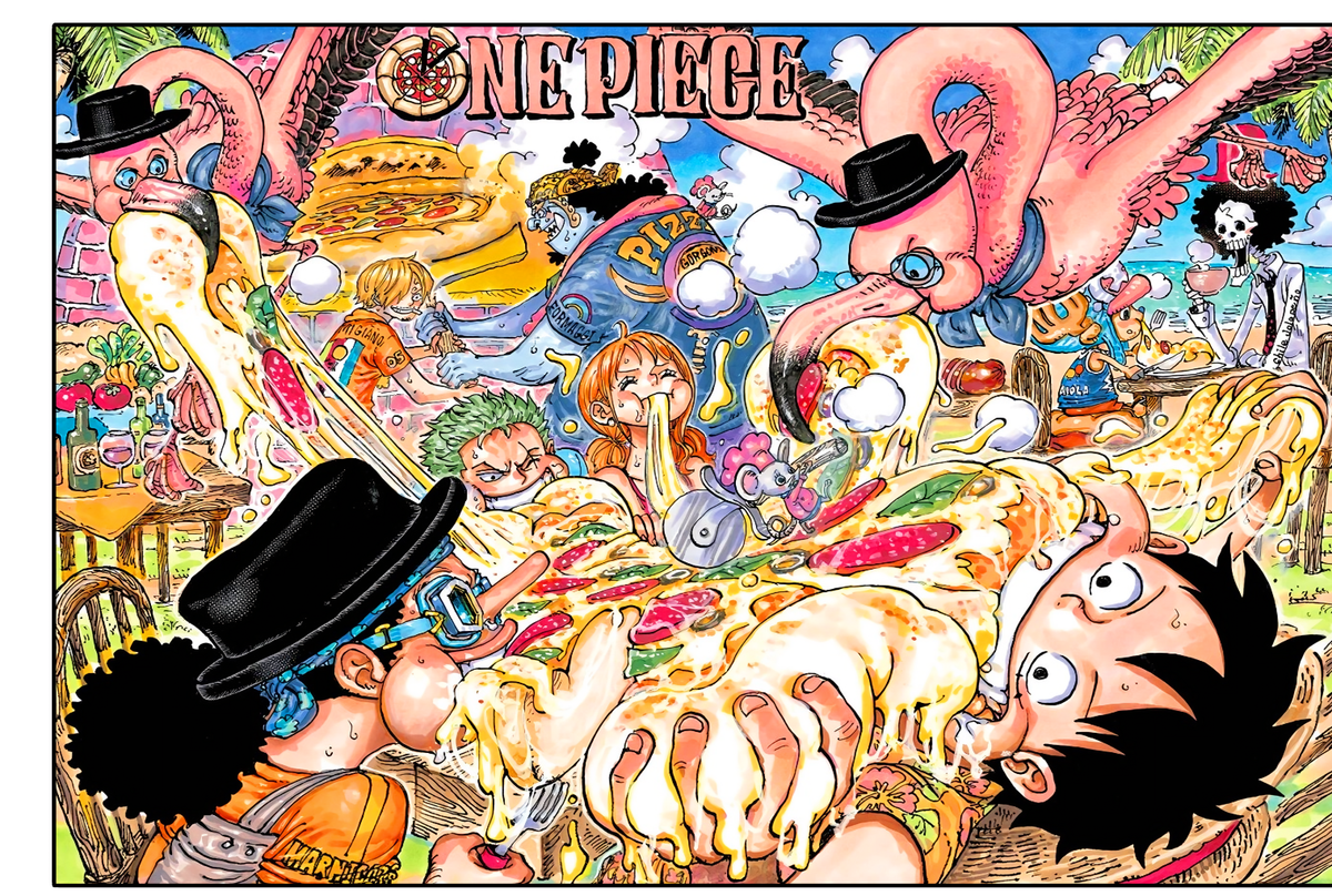 One Piece - Chapter 1091 Shonen Jump Art Spread 11x17 - Art Poster