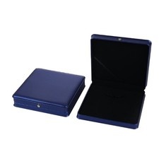 Wedding Jewelry Set Premium Leather Box Necklace Earring Ring Display Case St...