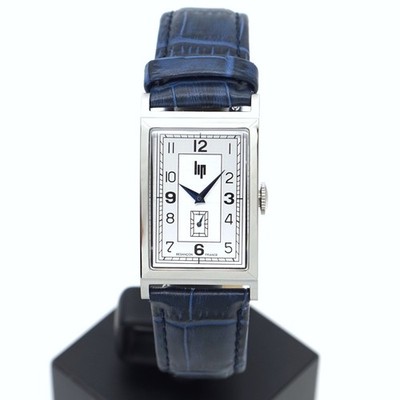 LIP CHURCHILL T24 Ref.671279 Quartz Silver Dial Leather Strap Stainless Steel