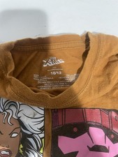 Marvel X-Men Kids Graphic T-Shirt Brown 10/12 Wolverine Storm Cyclops Beast