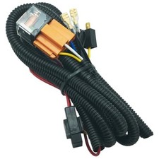 12V Horn Relay Wiring Kit with 1-to-2 Harness Relay Harness Dual Horn Adapter