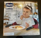 NIB Chicco Caddy Portable Hook-On Chair For Babies And Toddlers Black