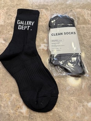 Black  Gallery Dept Stretch-Woven Socks - M-L (9-13) 2 Pairs