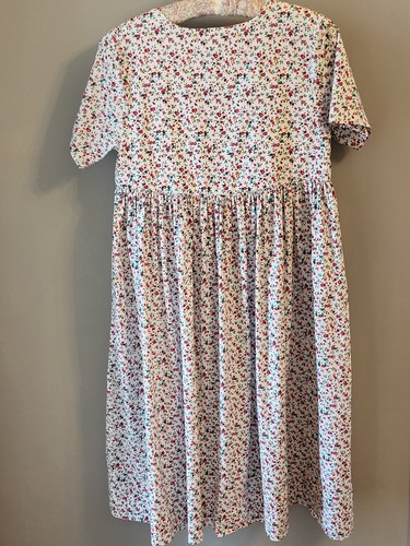 Sarah Loise Big Girl Large Floral Cotton Dress - Picture 2 of 7