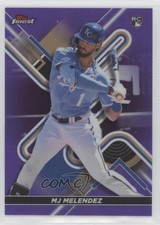 2022 Topps Finest Purple Refractor 193/250 MJ Melendez #57 03j5