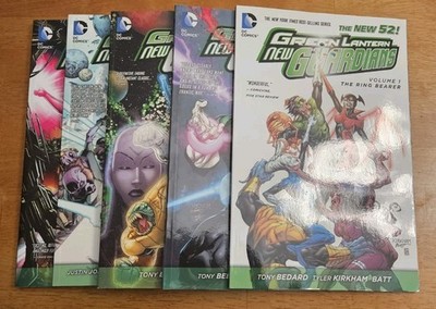 Green Lantern New Guardians Vol 1 2 3 4 5 Godkillers DC 52 TPB Great Shape