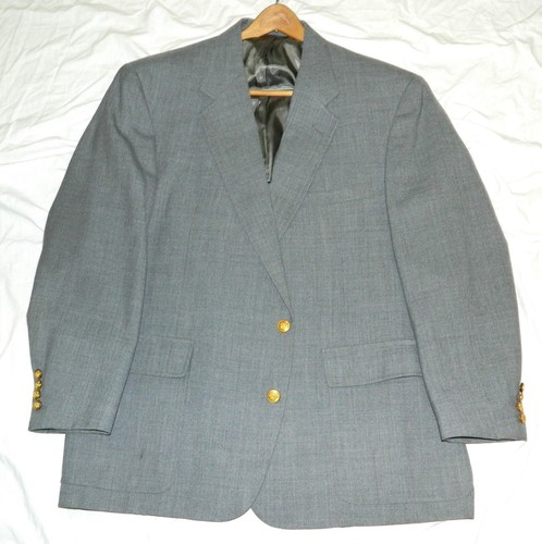 Klassische Herren John Weitz Marke grau Anzug Jacke Größe 50R/48x34 - Bild 3 von 4