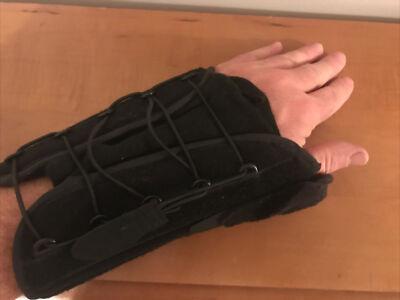 Left Hand Post Surgery Hand/Wrist/Thumb, Cast & Shoulder Sling
