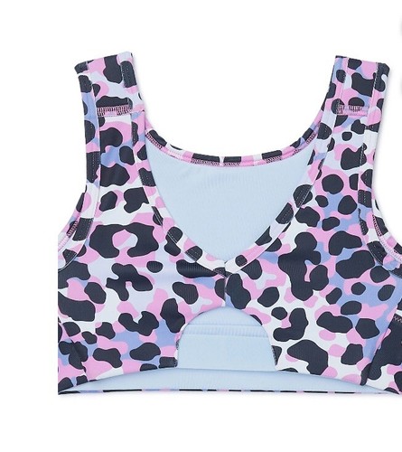 NEW GIRL'S SIZE XL ATHLETIC WORKS 2 PACK SPORTS BRAS BAND SIZE 36 - Picture 2 of 4