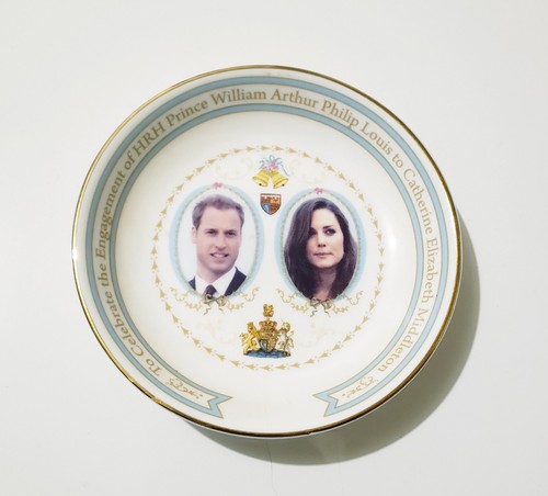 AYNSLEY 4" TELLER ROYAL ENGAGEMENT 2010 PRINZ WILLIAM KATE MIDDLETON