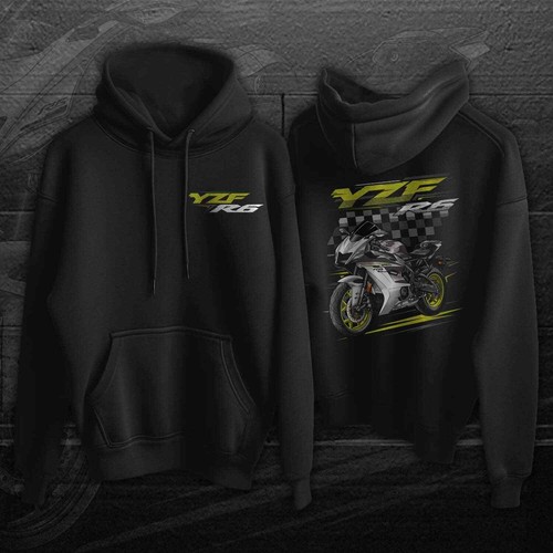 Yamaha R6 Motorcycle Hoodie for YZF Riders - Picture 5 of 13