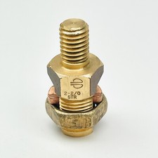 BURNDY KC26 #276595 MECHANICAL GROUNDING CONNECTOR, 2-2/0 STR 