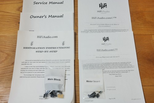 Yamaha M60 restoration recap upgrade kit fix repair capacitor rebuild - Picture 2 of 6