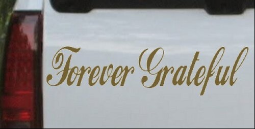Forever Grateful Christian Car or Truck Window Laptop Decal Sticker - Bild 31 von 31