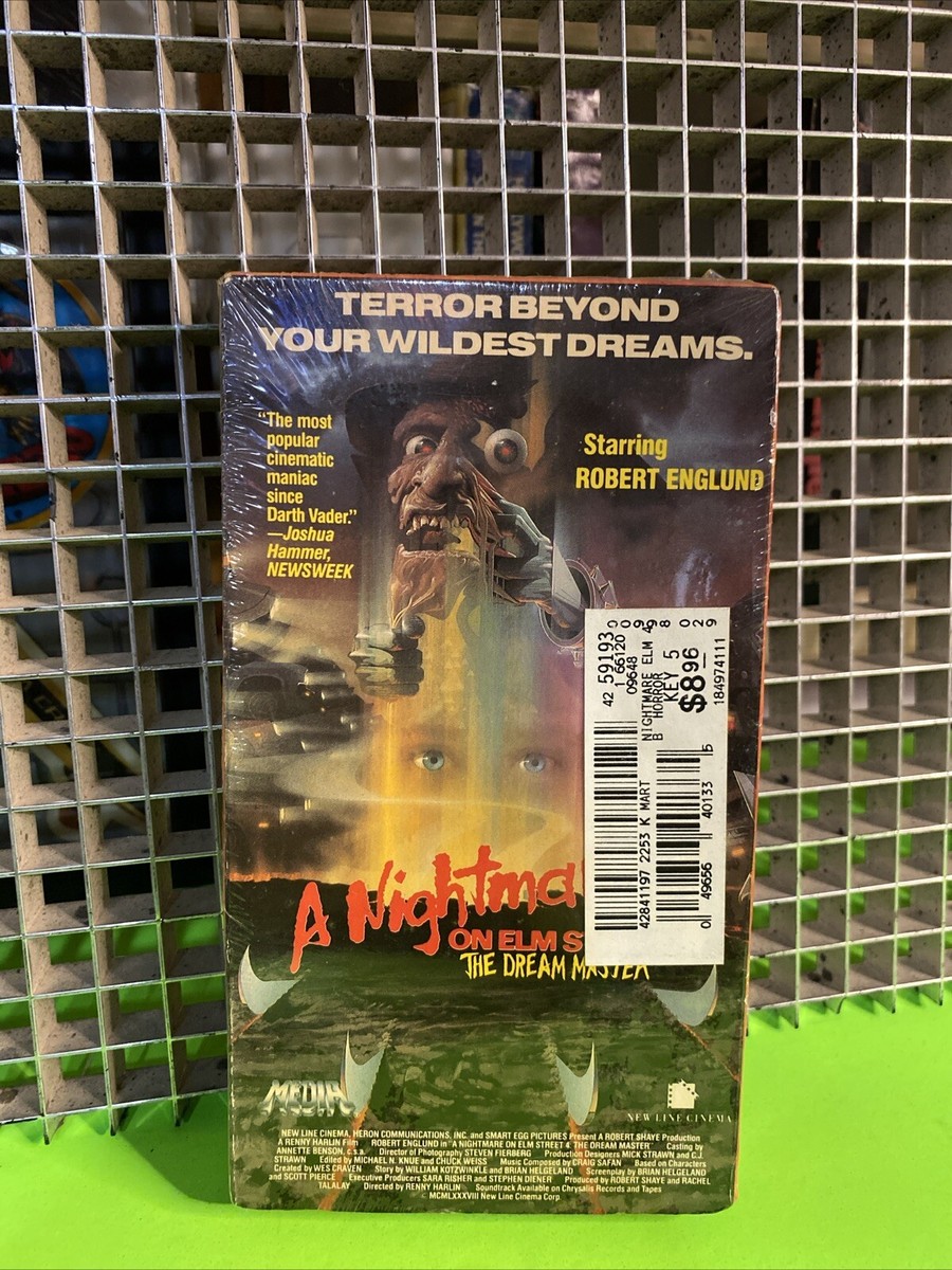 A Nightmare on Elm Street 4 - The Dream Master (VHS, 1990