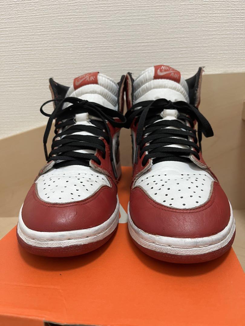 Nike Air Jordan 1 High Chicago US8.5 1994 Reprint Vintage Nike Air Jordan 1 High Chicago US8.5 1994 Reprint Vintage