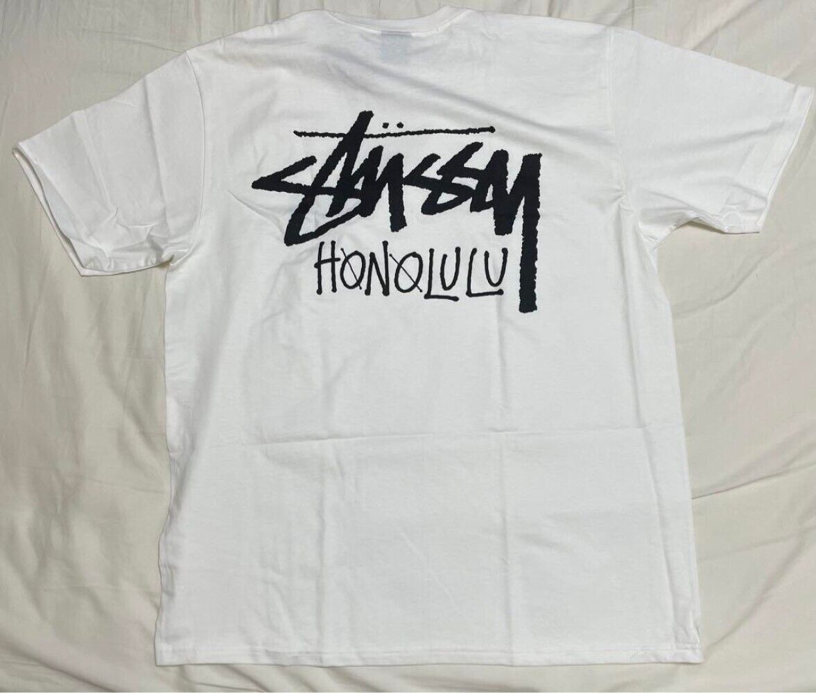 Stussy Honolulu Limited Edition T-Shirt Size L White NEW Stussy Honolulu Limited Edition T-Shirt Size L White NEW